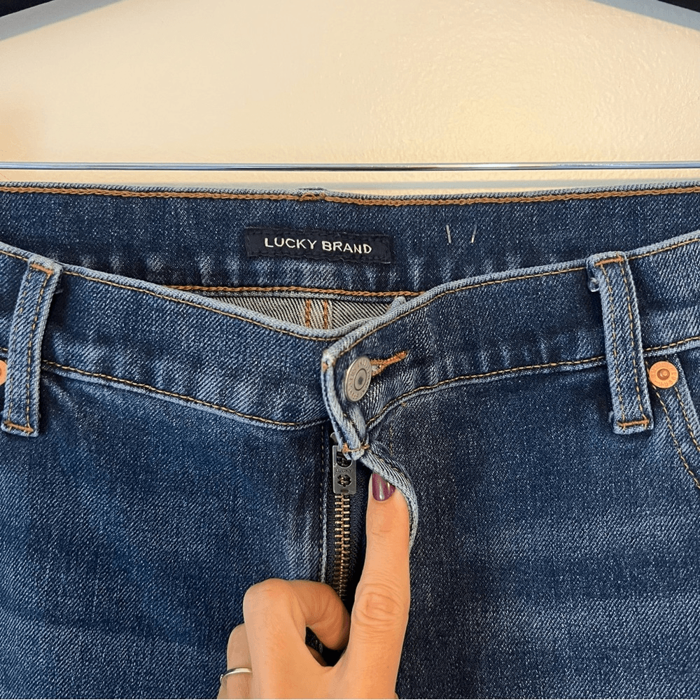 Lucky Brand Mid Rise Crop Wide Leg Jeans NWOT Plus Size 20