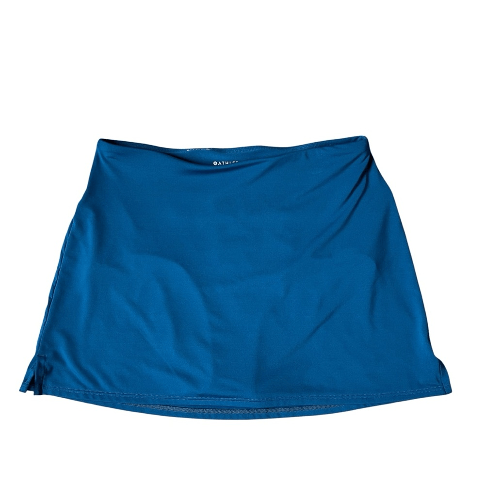 Athleta Tidal Swim Skirt in Blue Size Small