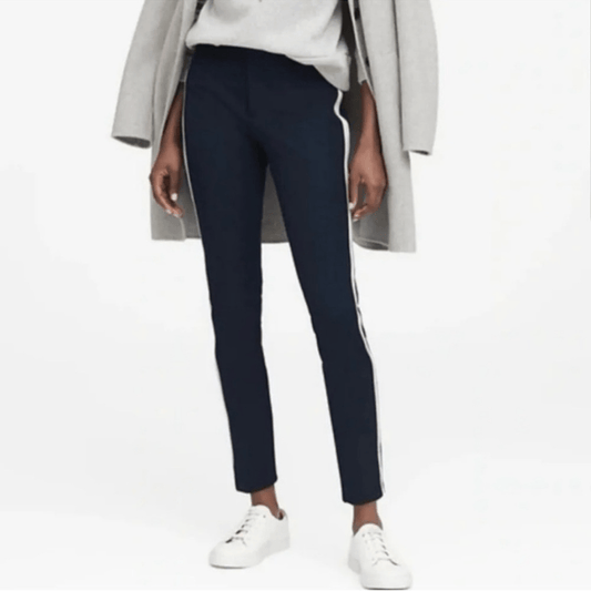 Banana Republic Navy Blue Sloan Slim Ankle Pants Size 6