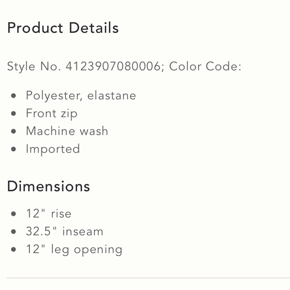 Anthropologie Flat White Flare Pants in Green NEW Size Medium