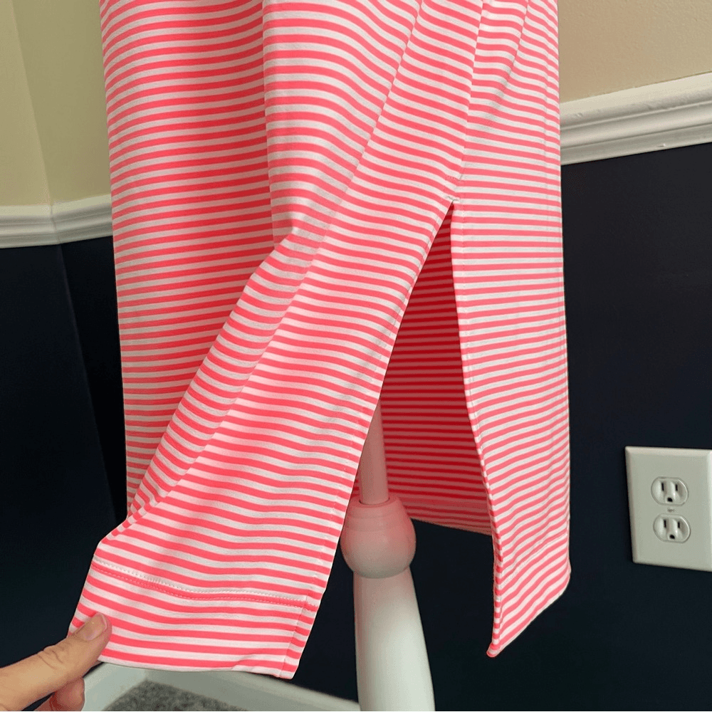 Vineyard Vines Striped Sleeveless Midi Margo Dress NEW Size XS Pink