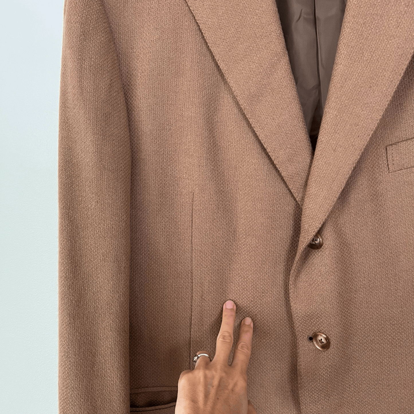 Ermenegildo Zegna Mens %100 Pure Camelhair Blazer Size 48 (58)