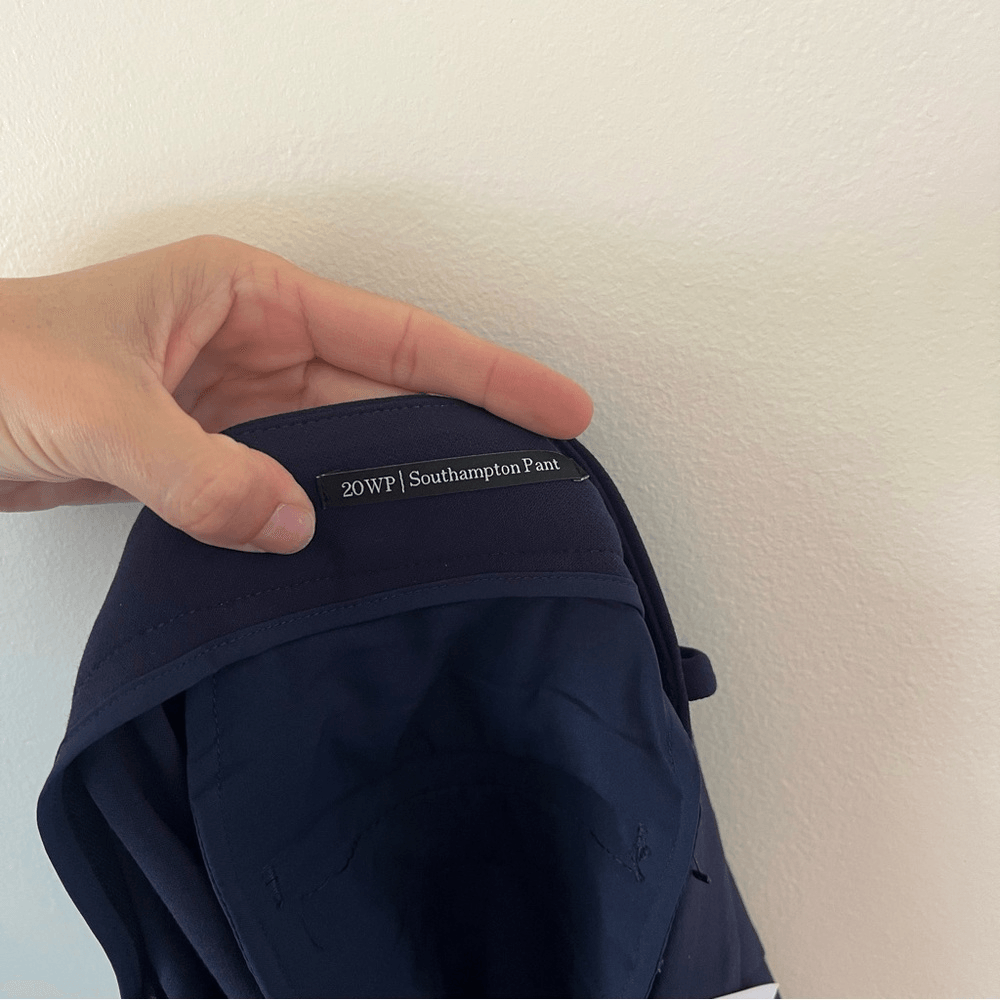 Talbots Southampton Navy Blue Straight Leg Pants NEW Plus Petite 20WP