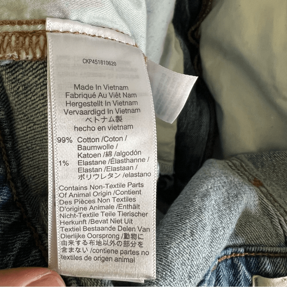 Madewell The Perfect Vintage Straight Jeans Size 33 Medium Wash