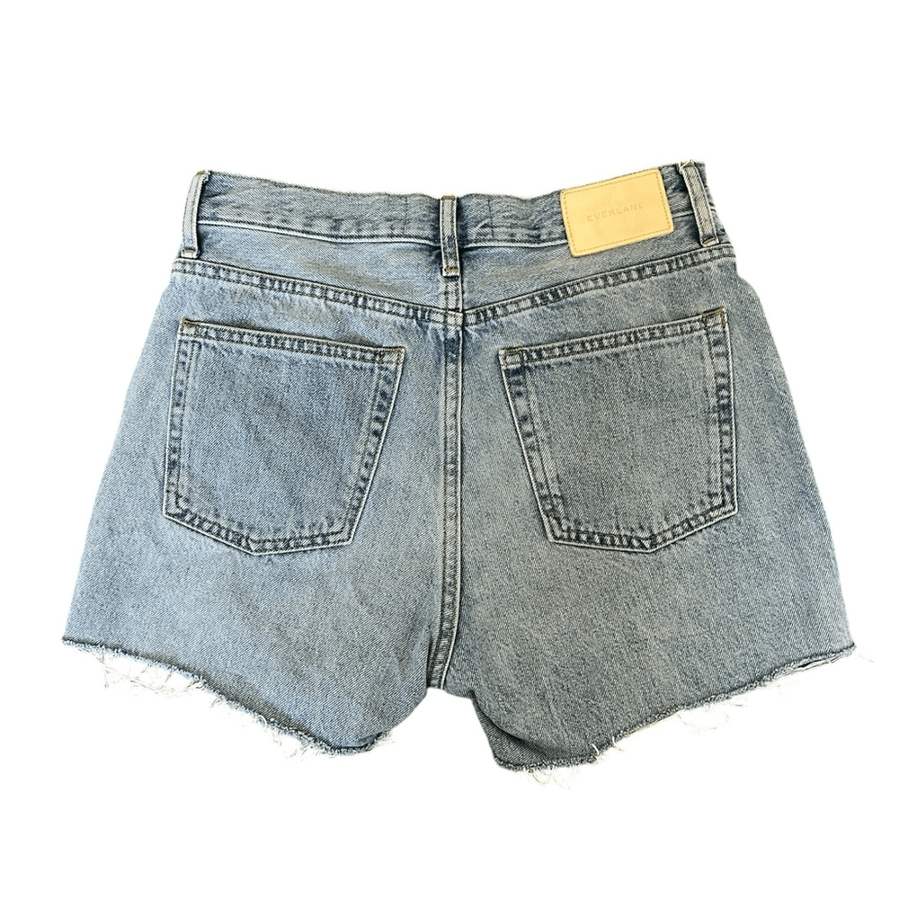 Everlane The Relaxed 90s Jean Denim Shorts Size 26 Light Wash 3”