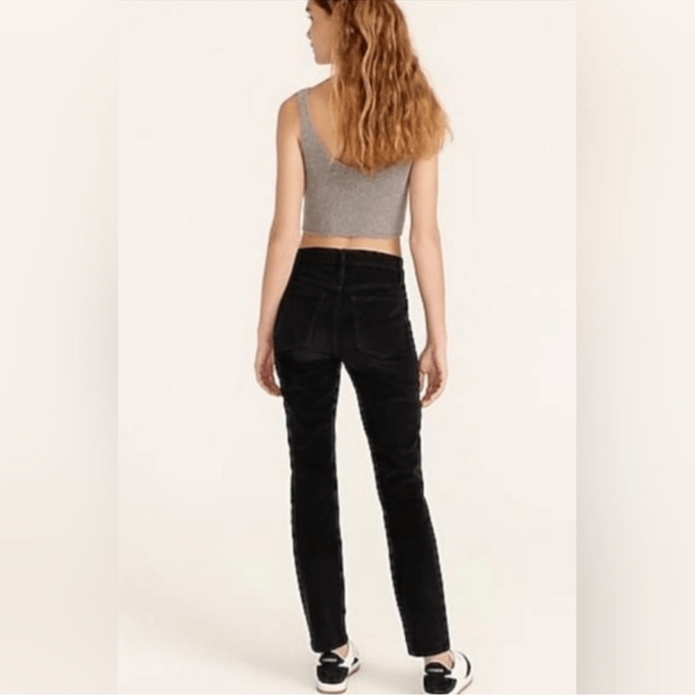 J. Crew City Fit Black Corduroy Pants Size 26R