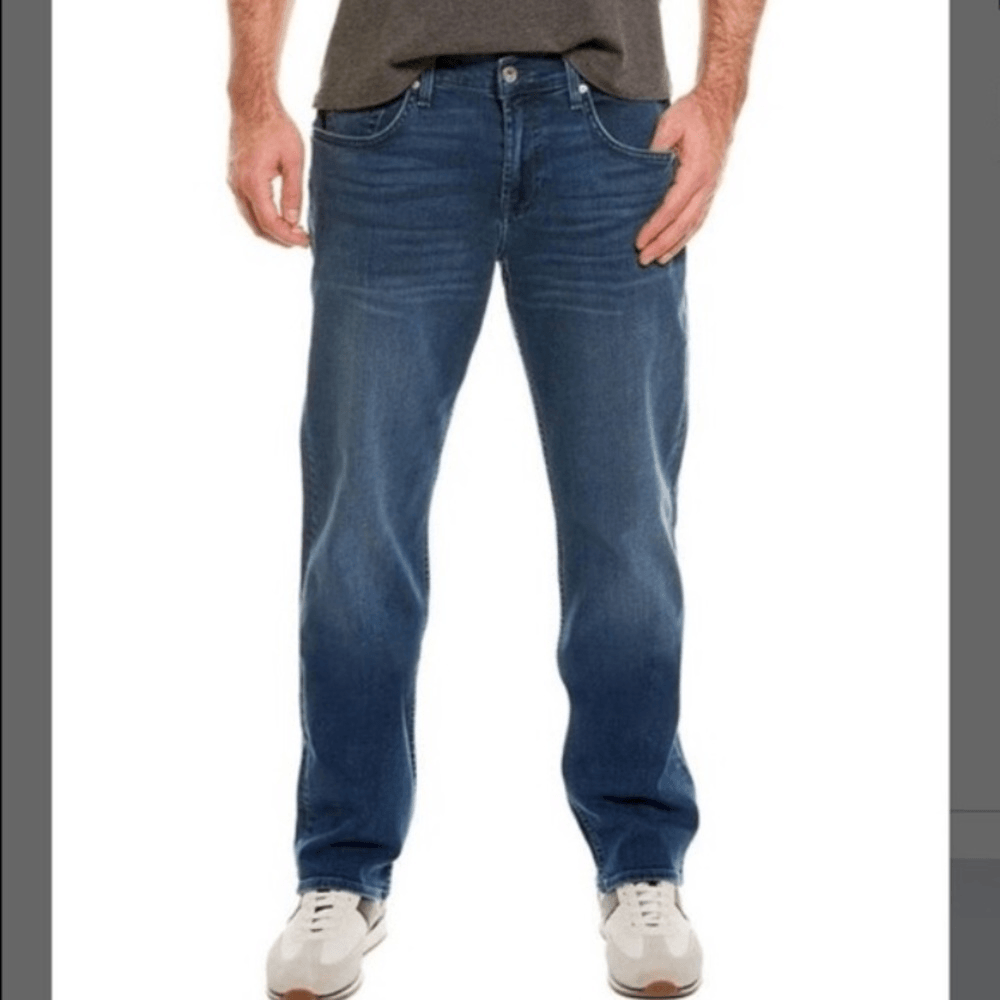 7 For All Mankind The Standard Straight Dark Wash Jeans Size 33