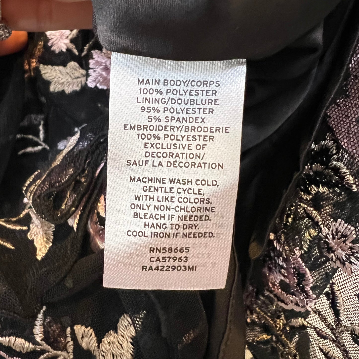 Rachel Parcell Embroidered Tiered Mesh Dress NEW Size Medium Floral