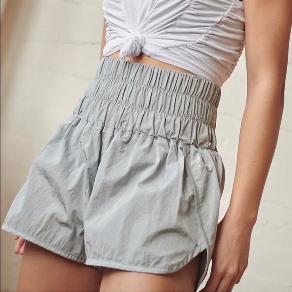 Free People Movement The Way Home Shorts Color Arctic Mist, Size Medium