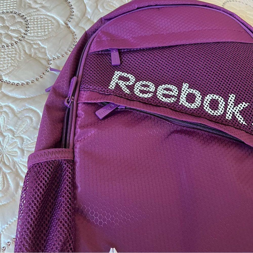 Reebok Isla 17.5” Laptop Backpack in Dark Purple NEW