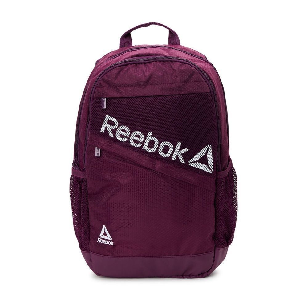 Reebok Isla 17.5” Laptop Backpack in Dark Purple NEW