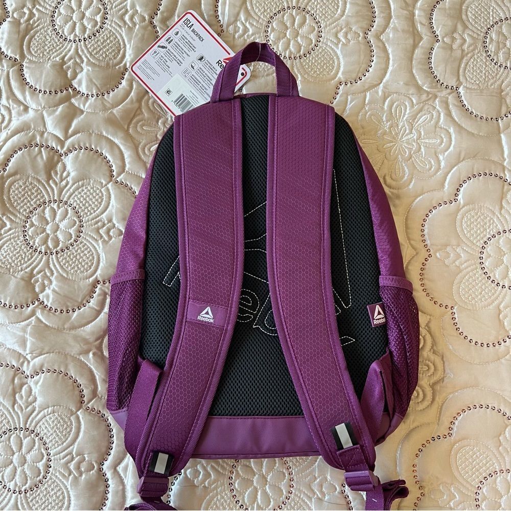 Reebok Isla 17.5” Laptop Backpack in Dark Purple NEW