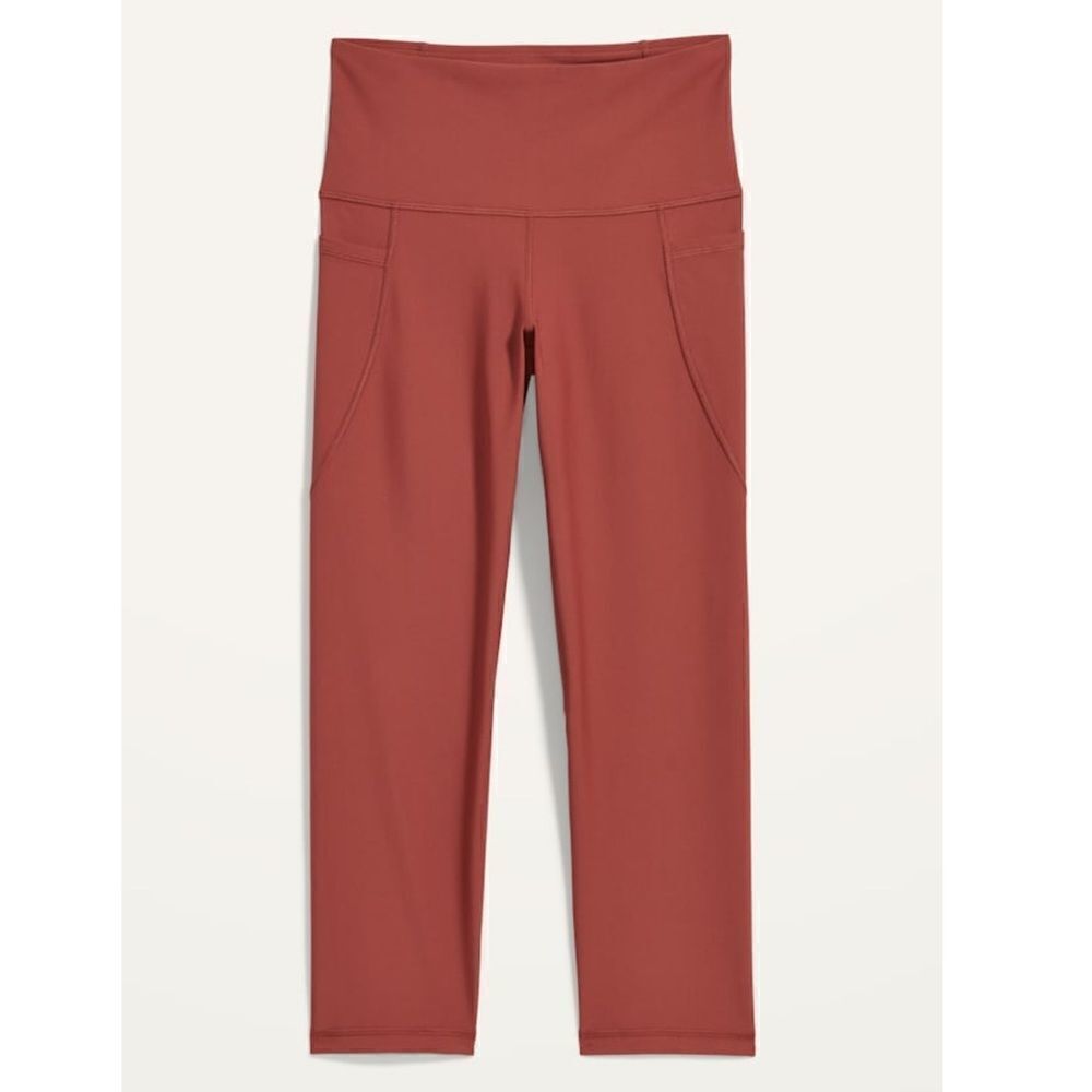 Old Navy Powersoft High Waisted Side Pocket Crop Leggings NWT Size Small