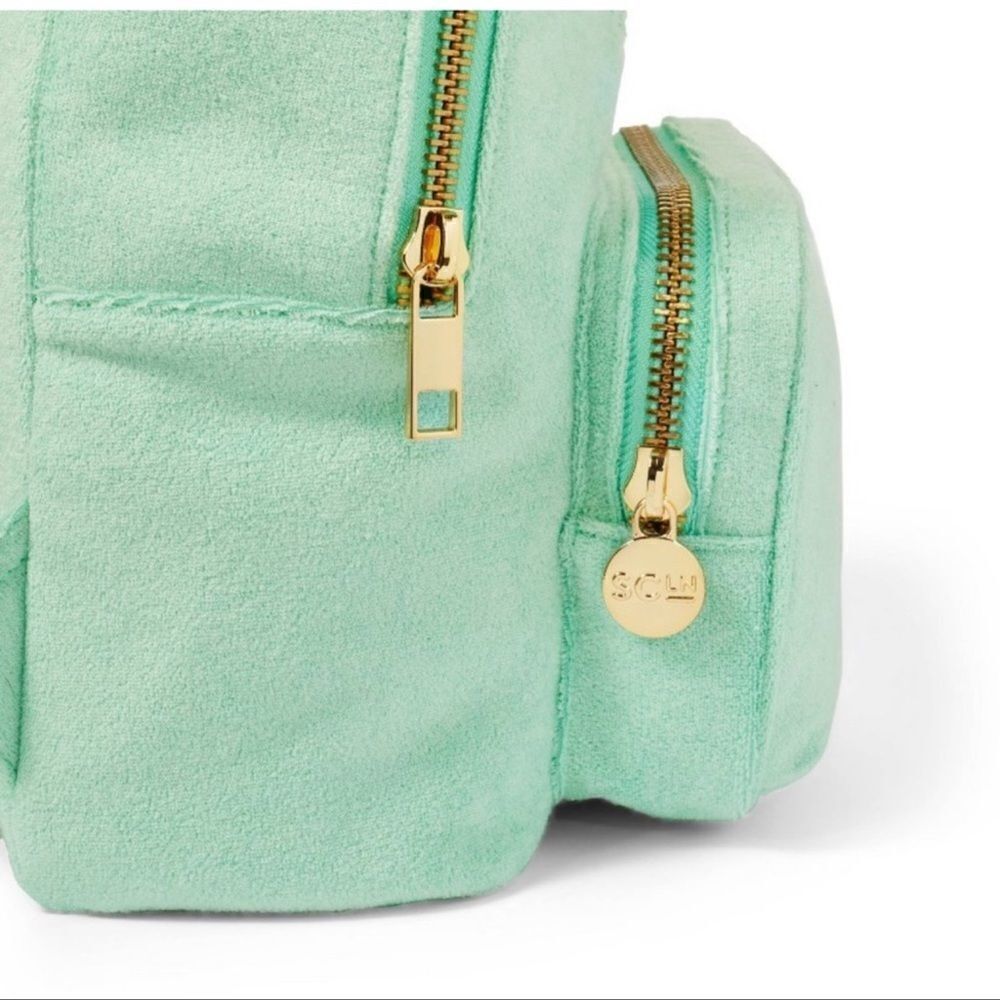 Stoney Clover Lane x Target Terry Cloth Embossed Backpack Light Green