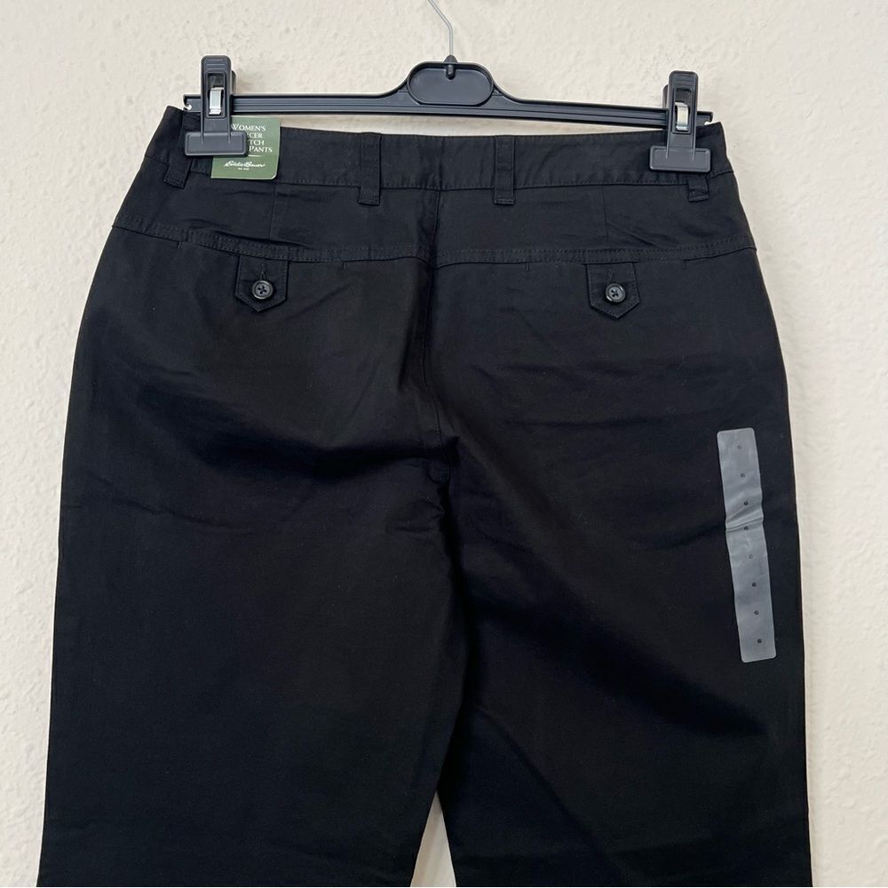Eddie Bauer Women’s Mercer Stretch Chino Pants in Black NEW Size 6