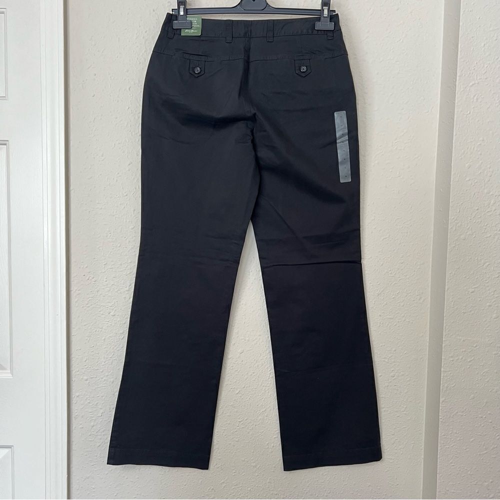 Eddie Bauer Women’s Mercer Stretch Chino Pants in Black NEW Size 6