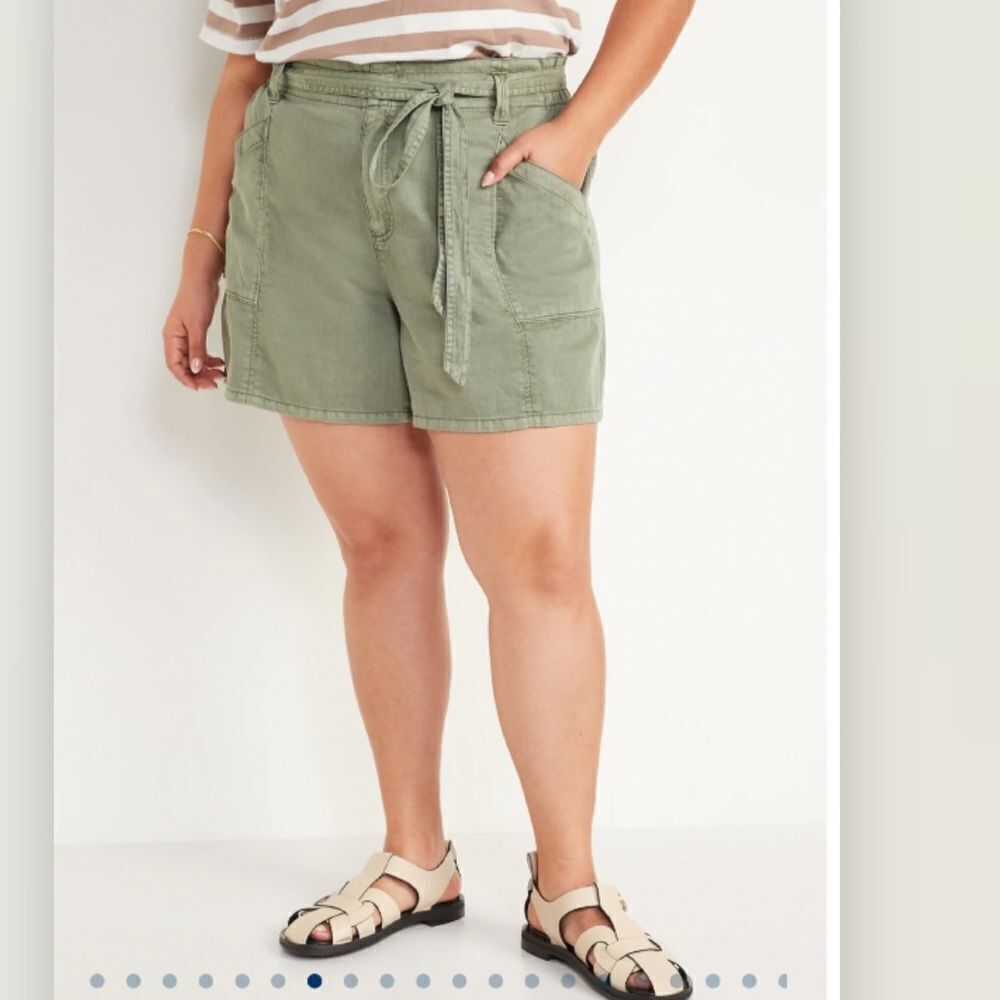 Old Navy High-Waisted Twill Workwear Shorts NEW Plus Size 2X