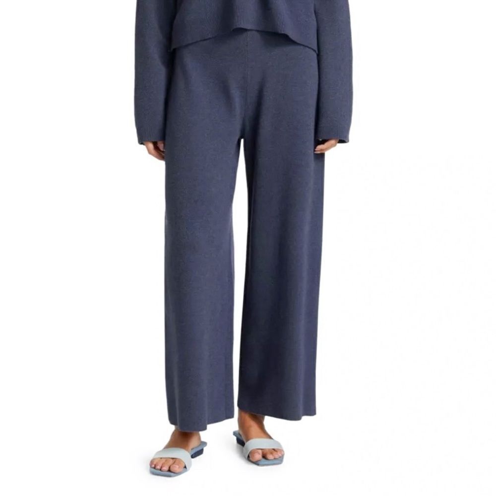 Veronica Beard Norita Wide Leg Knit Pants Size XL
