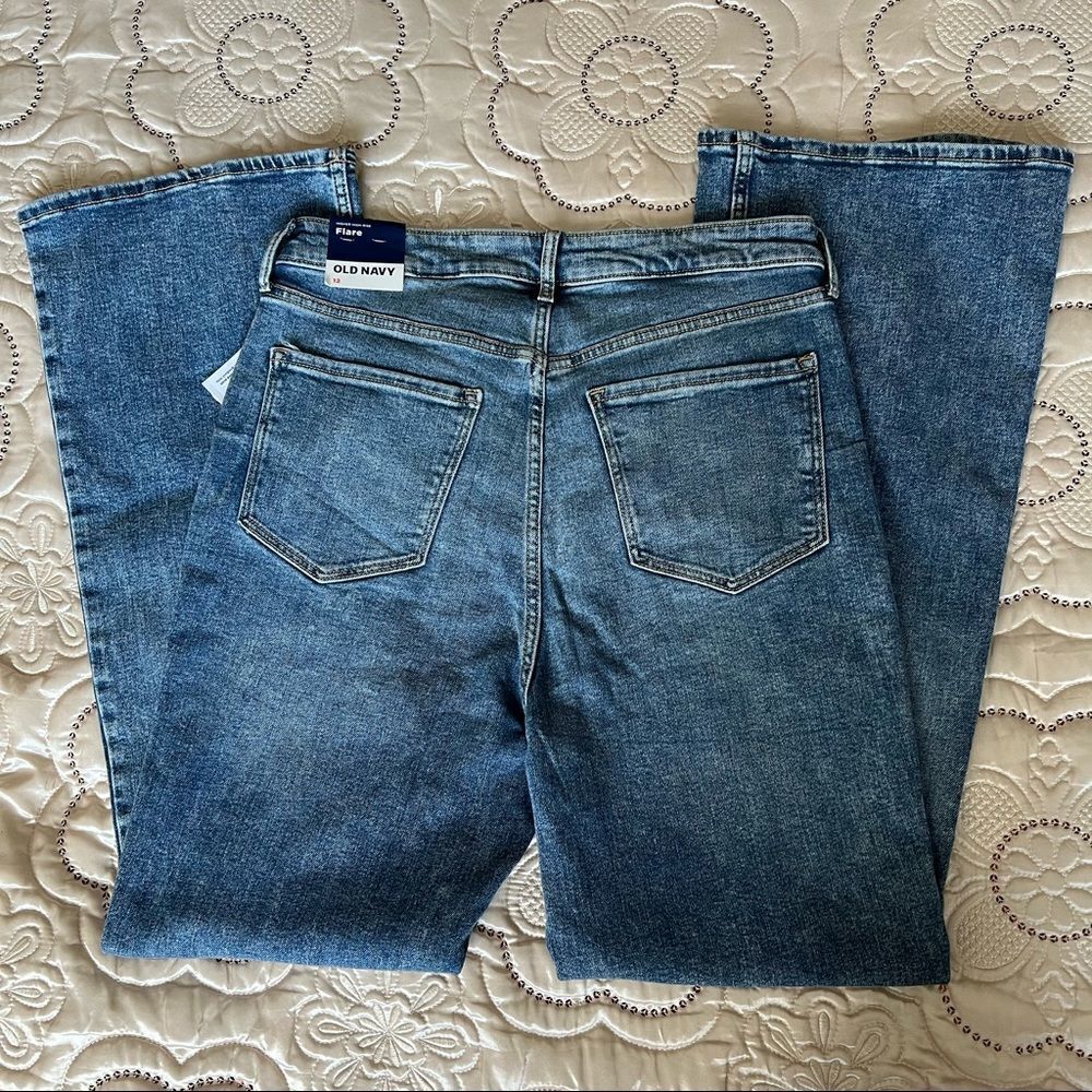 Old Navy Higher High Waisted Flare Jeans