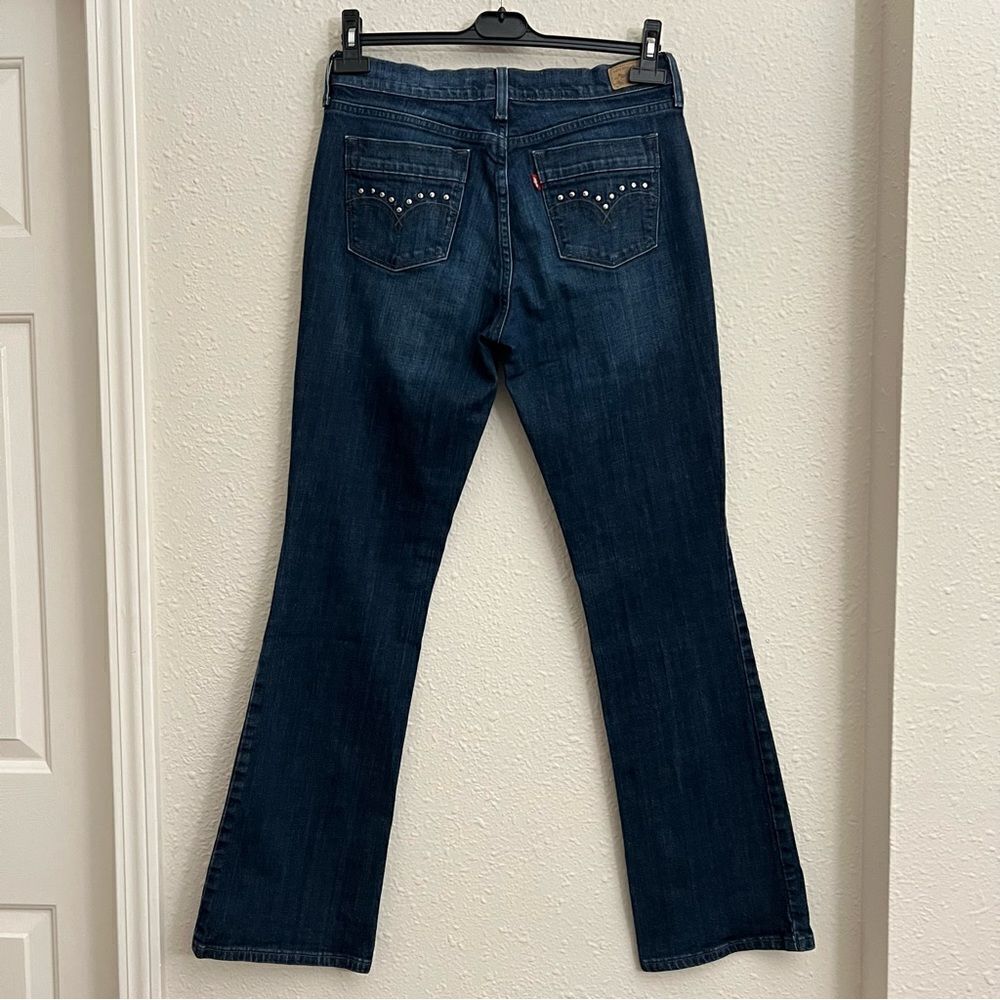Levi’s 515 Boot Cut Dark Wash Denim Jeans Size 8