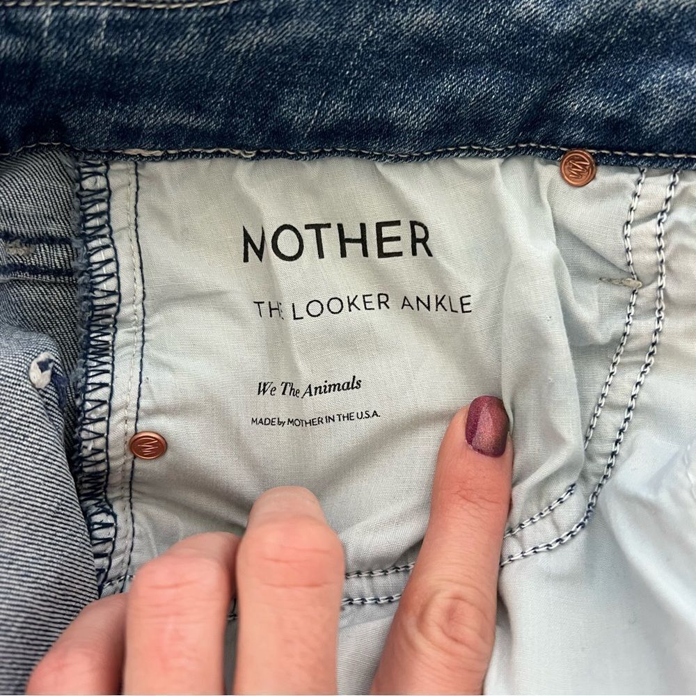 Mother The Looker Ankle Jeans We The Animals Size 26