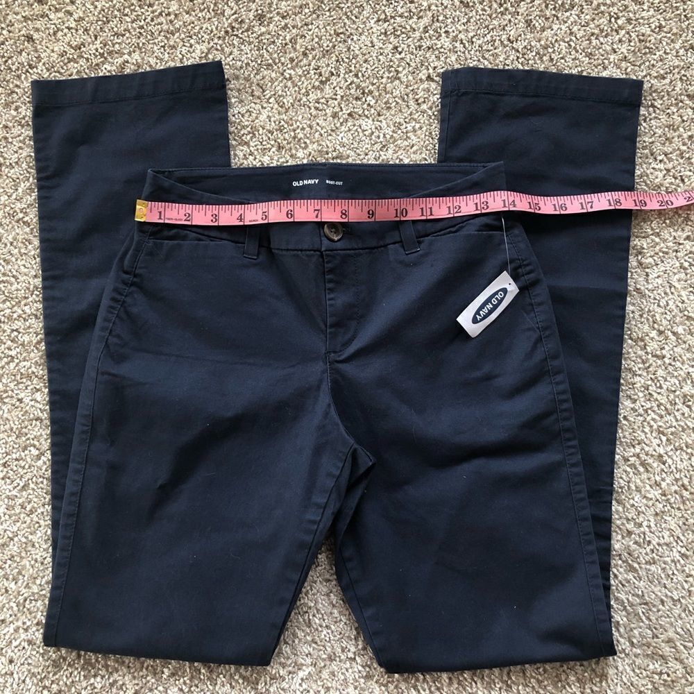 Old Navy Mid-Rise Bootcut Khakis Pants Size 0