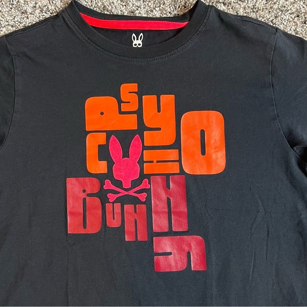 Psycho Bunny Kids T-shirt Size M 10/12 %100 Cotton Short Sleeve