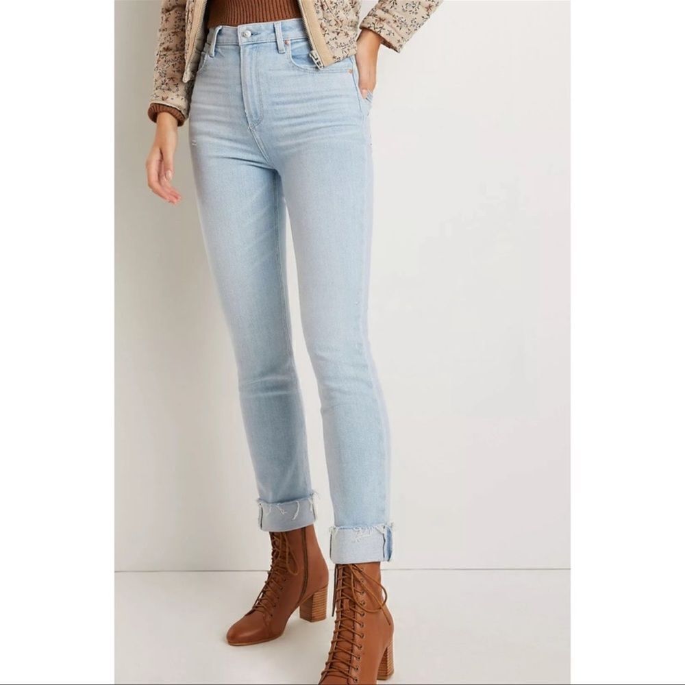 Anthropologie | Paige Sarah Ultra High-Rise Slim Jeans NWT Size 30