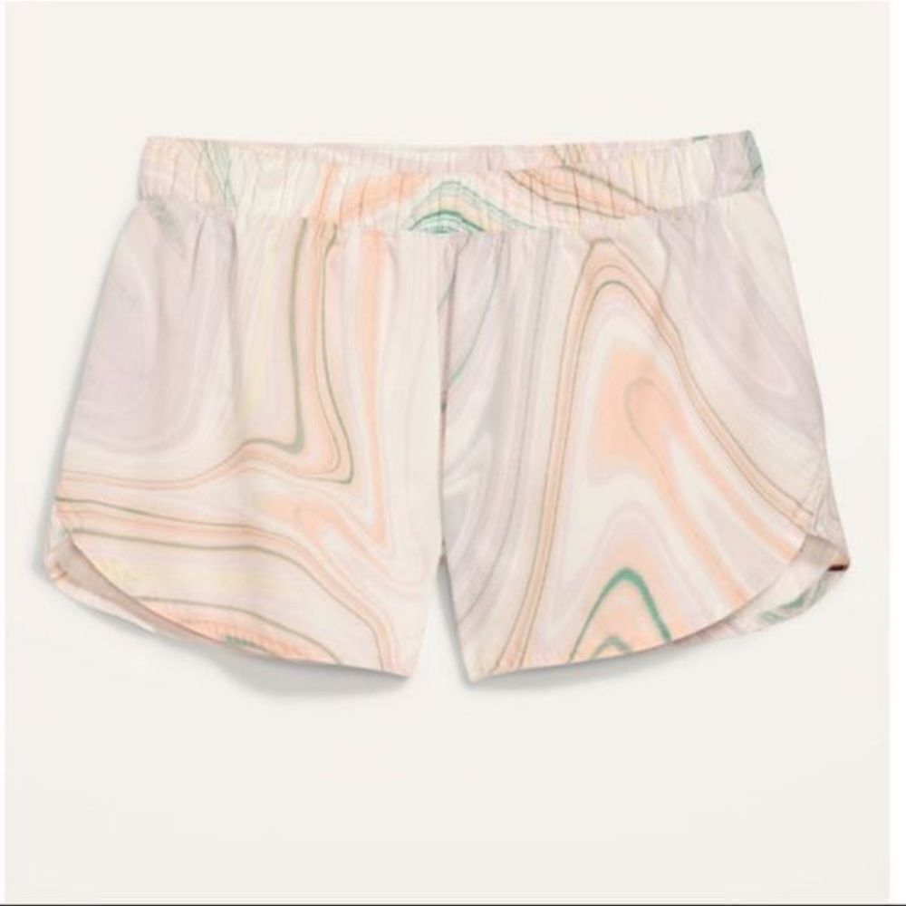 Old Navy Mid-Rise StretchTech Dolphin-Hem Running Athletic Shorts NWT Size Large