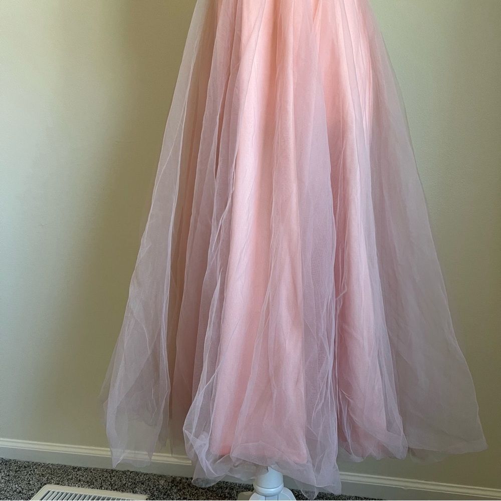 Hello Molly Pink Little Tulle Much Midi Halter Dress NEW Size 4 / Small