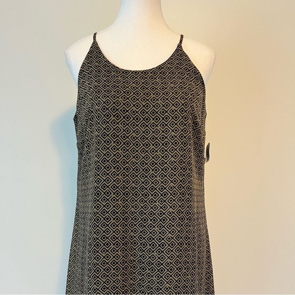 Old Navy Geometric Print Sleeveless High Low Chiffon Dress NEW Size Medium