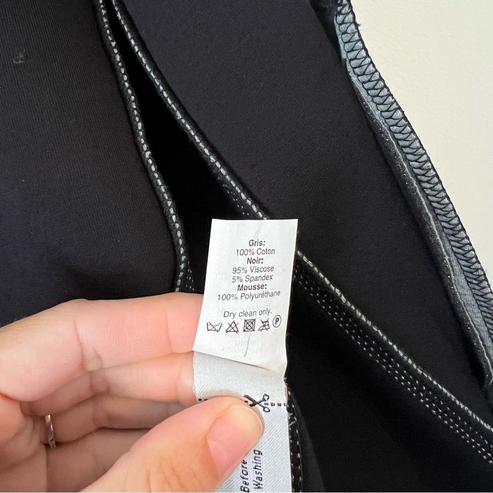 J. Crew Surf Varsity Neoprene Jacket Black Gray Size 6 Full Zip Sport