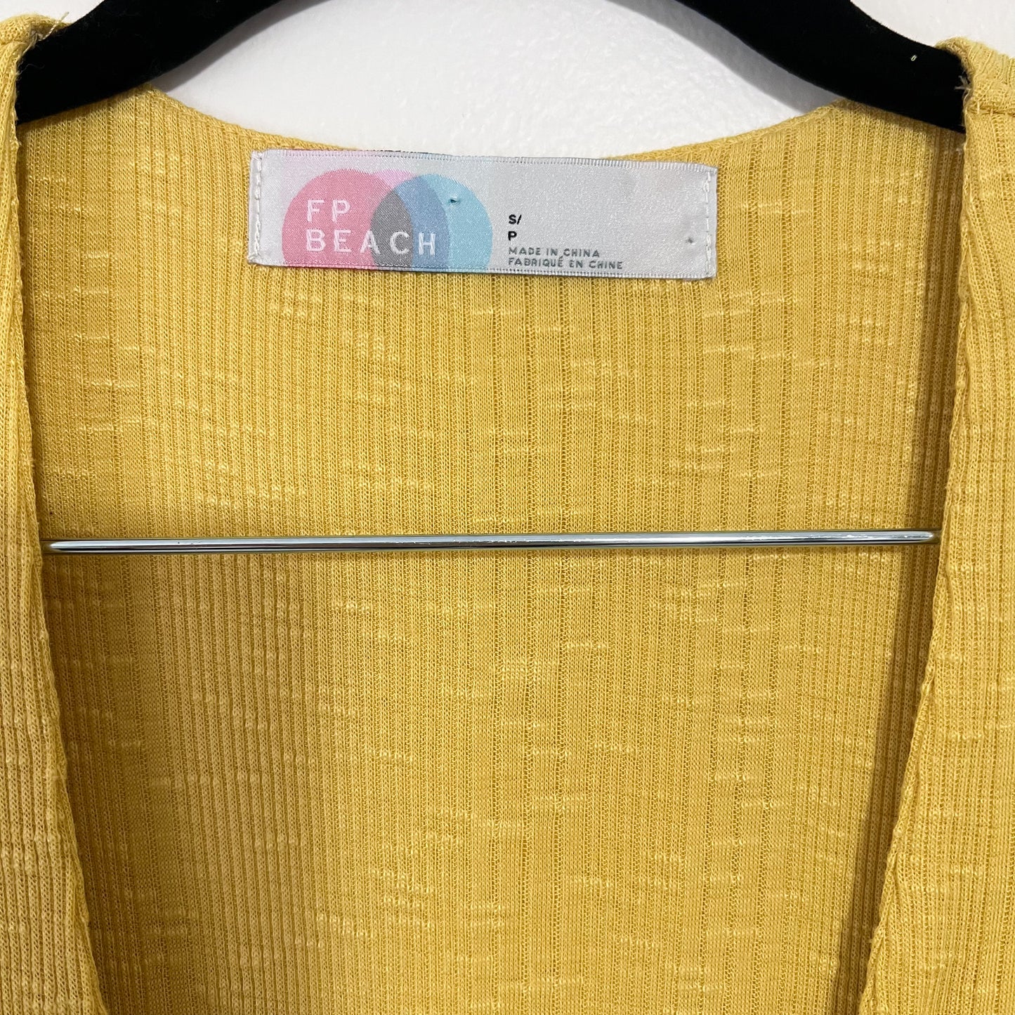 Free People Beach Moon Wakin Maxi Dress Yellow Mustard Boho Long Sleeve Small