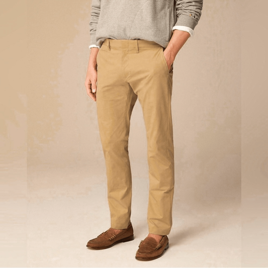 J. Crew Thompson Tapered Tech Chino Pants in Tan NEW Size 30x30