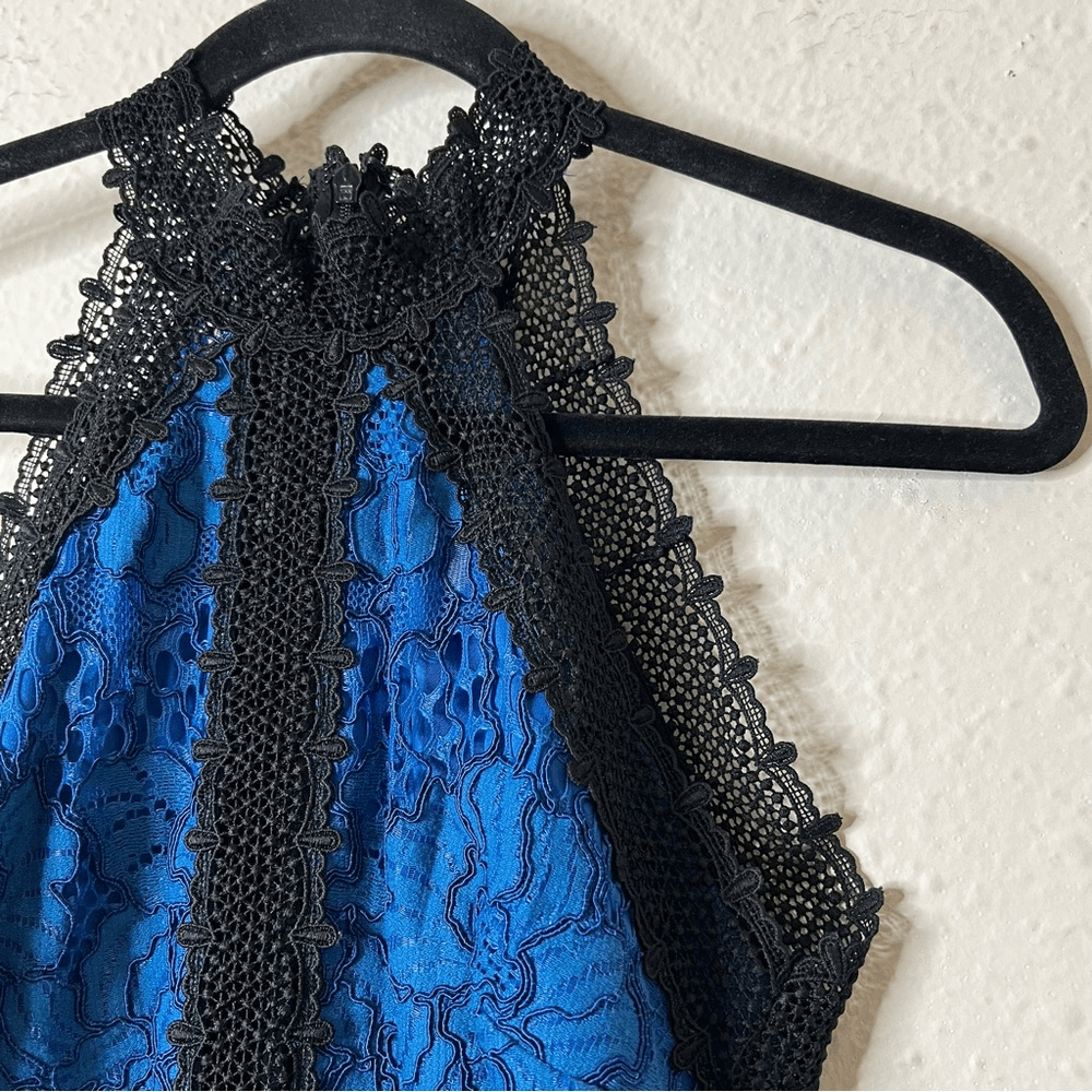 ALEXIS Marlowe Halter Lace Midi Dress Size XS