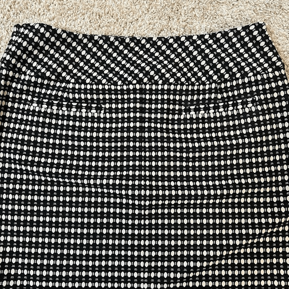 Ann Taylor LOFT Geometric Print Mini Skirt Size 8 Petites