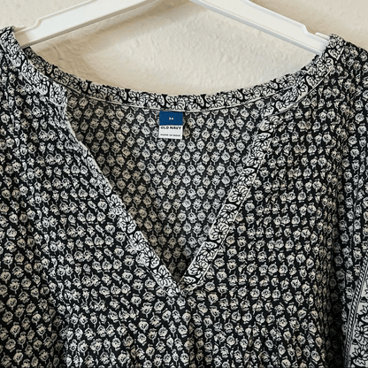 Old Navy Oversized Long Sleeve Mini Swing Dress Plus Size 3X