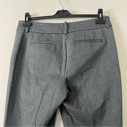 Talbots Soho Trouser Straight Leg Ponte Dress Pants in Gray Size 10