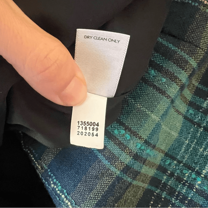 J. Jill Wool Blend Plaid Mini Skirt Size