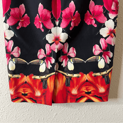 Ted Baker Tropical Toucan Pencil Skirt Size 1