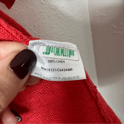 Eileen Fisher Linen Cardigan Open Front Lightweight Size PP (2P-4P)