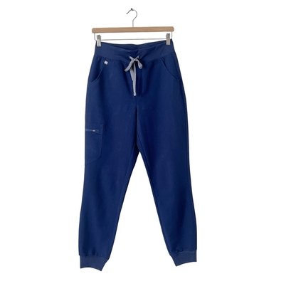 FIGS Zamora Jogger Scrub Pants Navy Blue Size Small