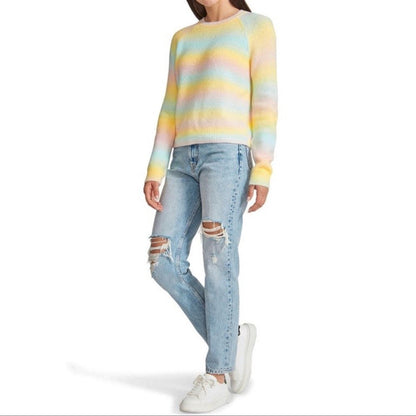 BB Dakota by Steve Madden Wool Blend Ombre Sweater NEW Size Large