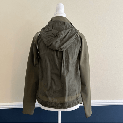 Outdoor Voices Frostknit Pullover Hoodie in Olive Green NEW Size Small