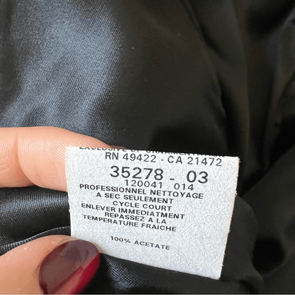 Jessica McClintock Gunne Sax Vintage 1990s Column Brocade Gown Size 5 Strapless