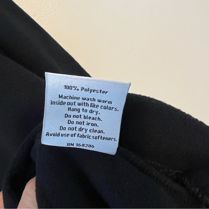 Dudley Stephens Park Slope Turtleneck Sweater Black Vello Fleece NEW Size XXL