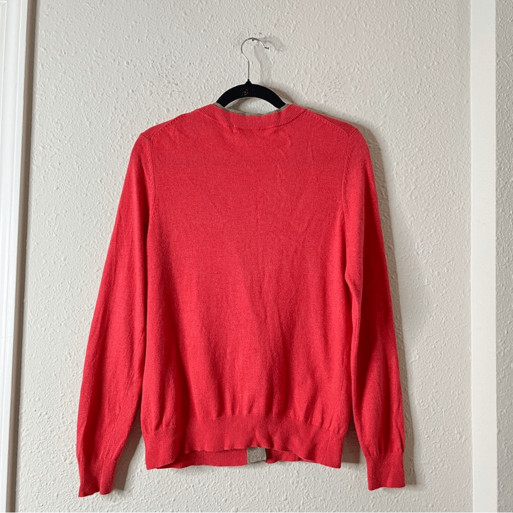 Boden V neck Cardigan Size 16 Cashmere Rabbit Hair Blend