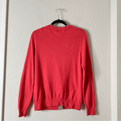 Boden V neck Cardigan Size 16 Cashmere Rabbit Hair Blend