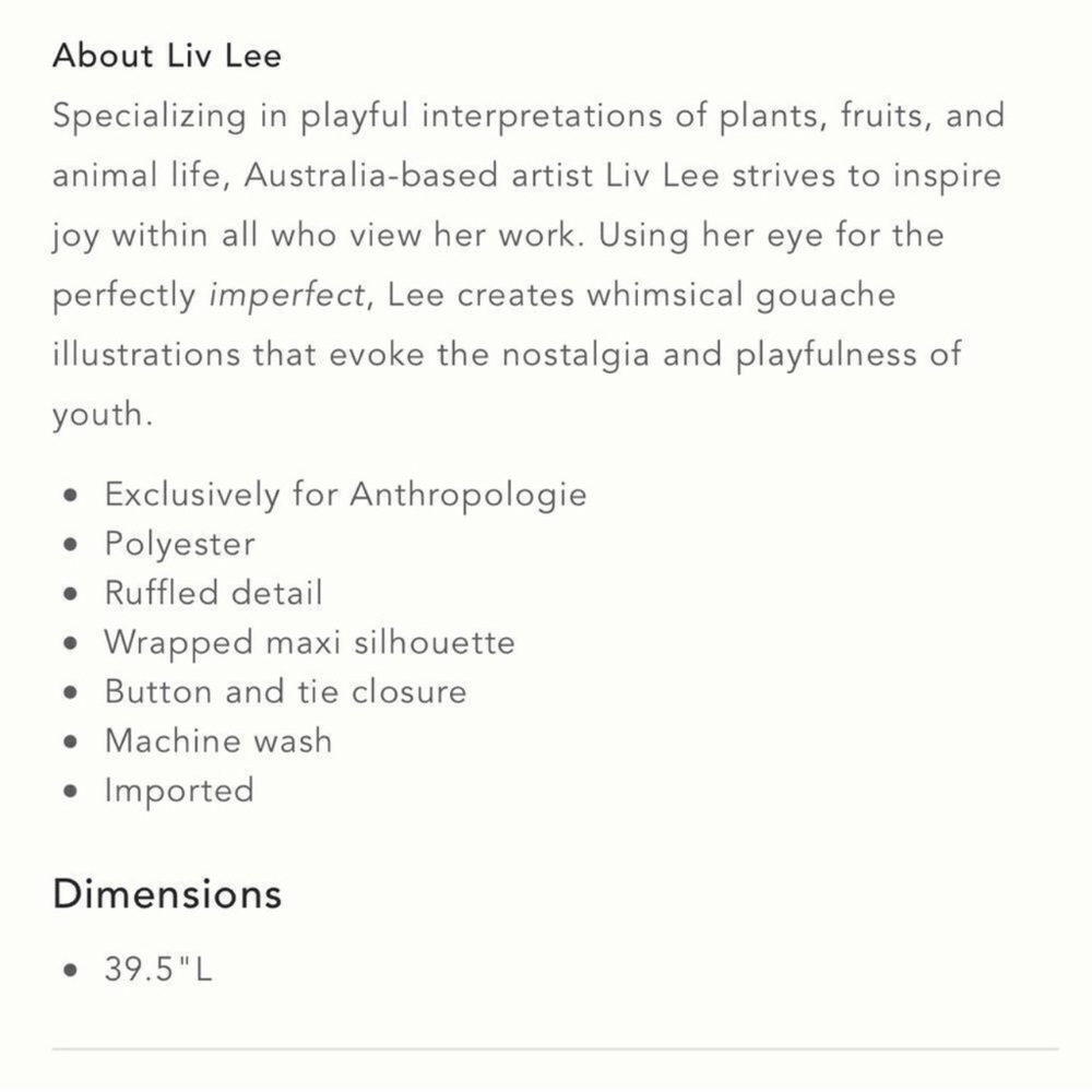 Anthropologie Liv Lee Ruffled Wrap Maxi Skirt NEW Size Small