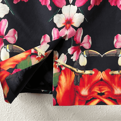 Ted Baker Tropical Toucan Pencil Skirt Size 1